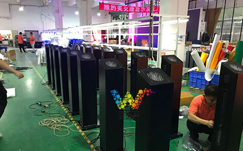 浙江金华市浦江县黑色语音提示柱安装2.jpg